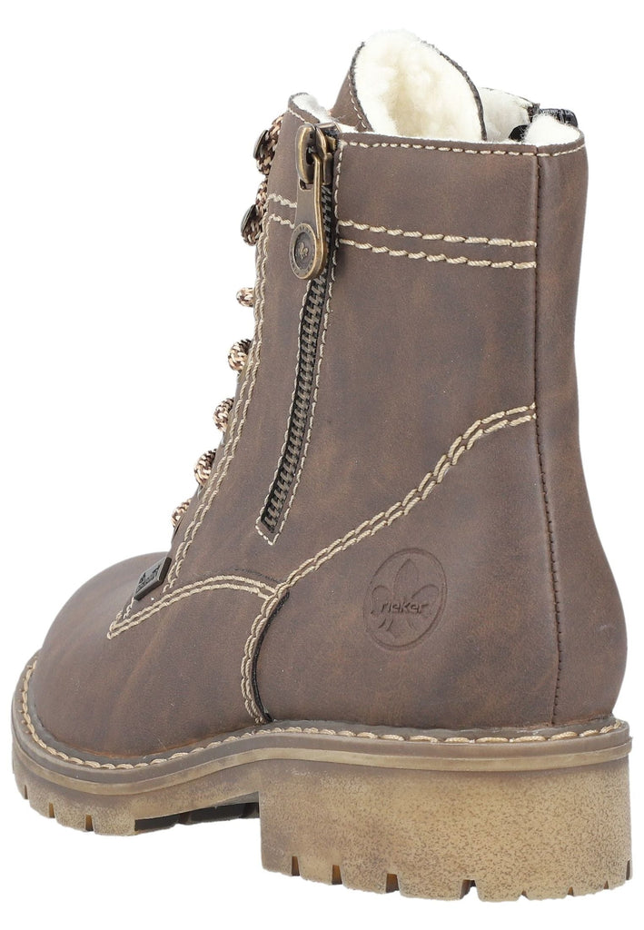 Rieker Stiefelette Lederimitat Schoko