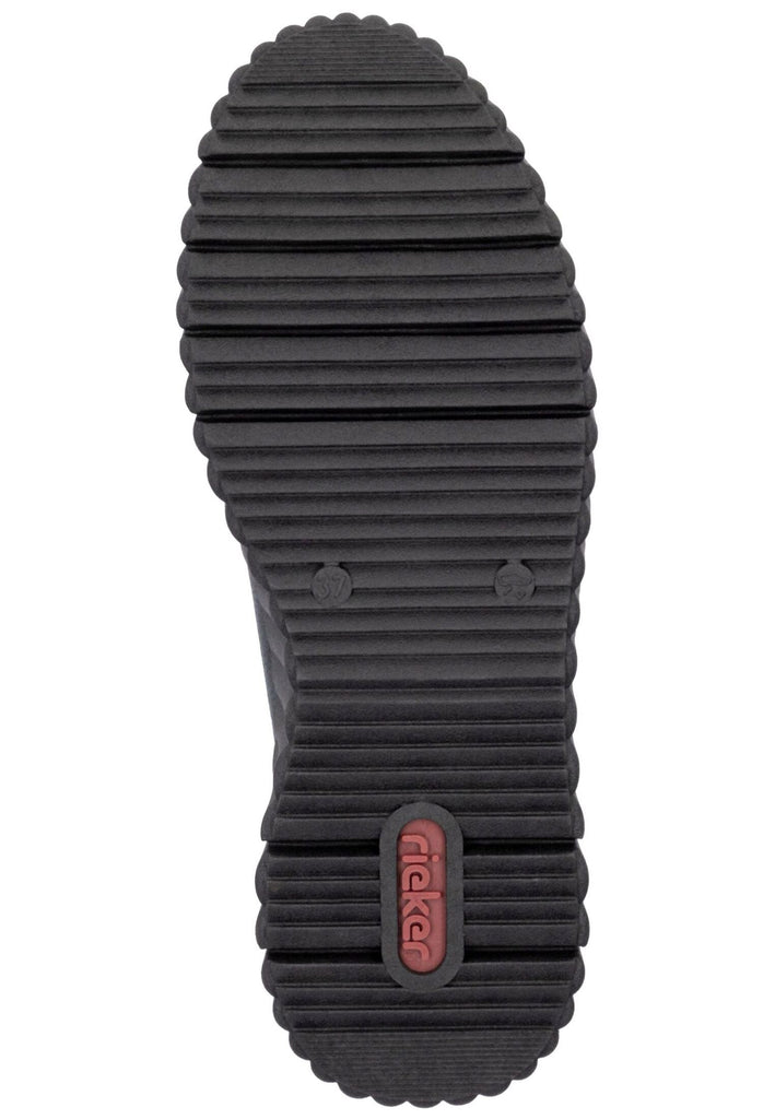 Rieker Stiefelette Lederimitat Schwarz