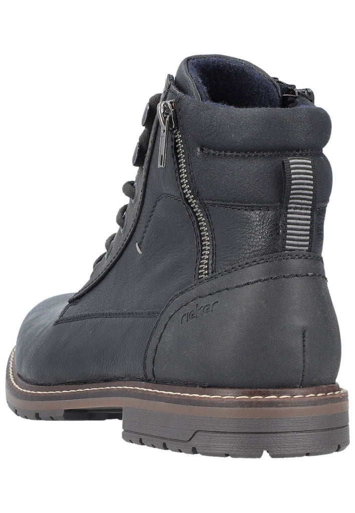 Rieker Stiefelette Lederimitat Schwarz
