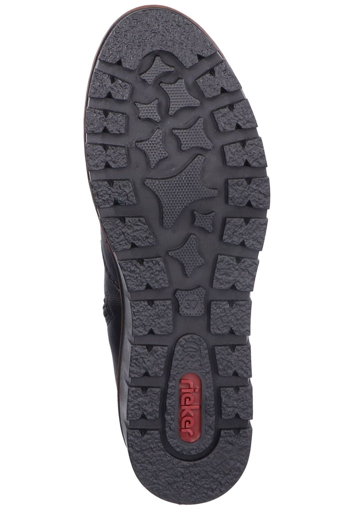 Rieker Stiefelette Lederimitat Schwarz
