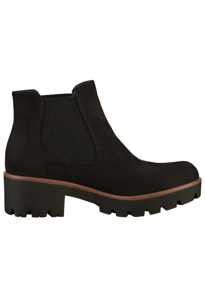 Rieker Stiefelette Lederimitat Schwarz
