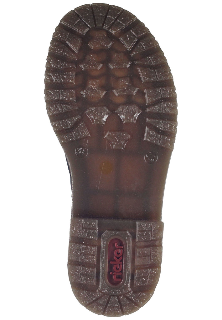 Rieker Stiefelette Lederimitat Schwarz