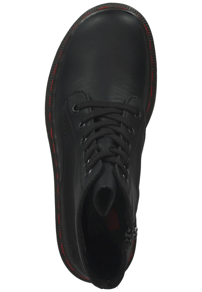 Rieker Stiefelette Lederimitat Schwarz