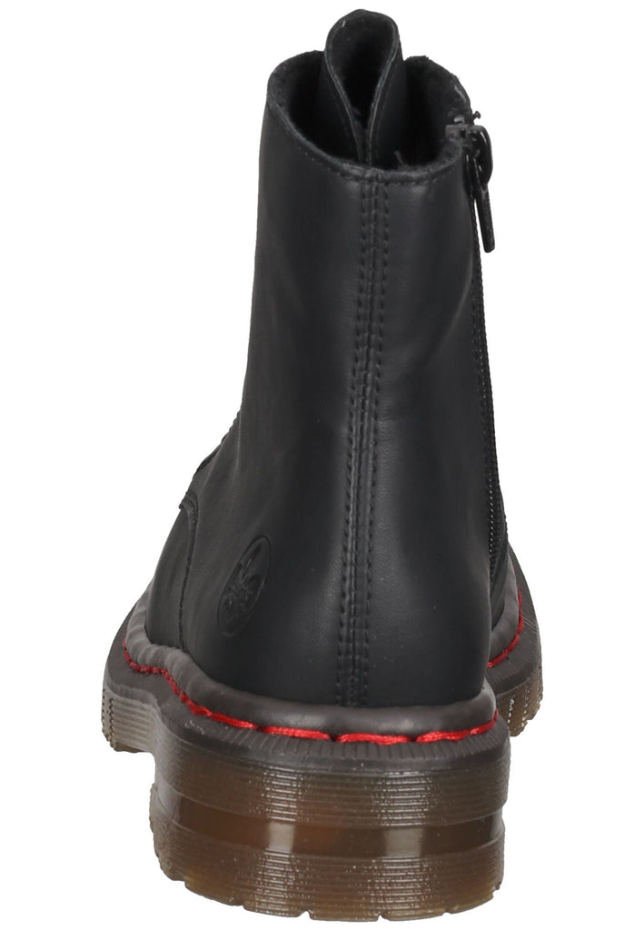 Rieker Stiefelette Lederimitat Schwarz