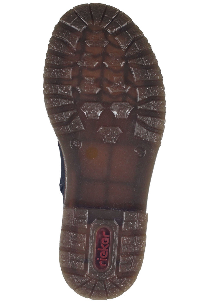 Rieker Stiefelette Lederimitat Schwarz