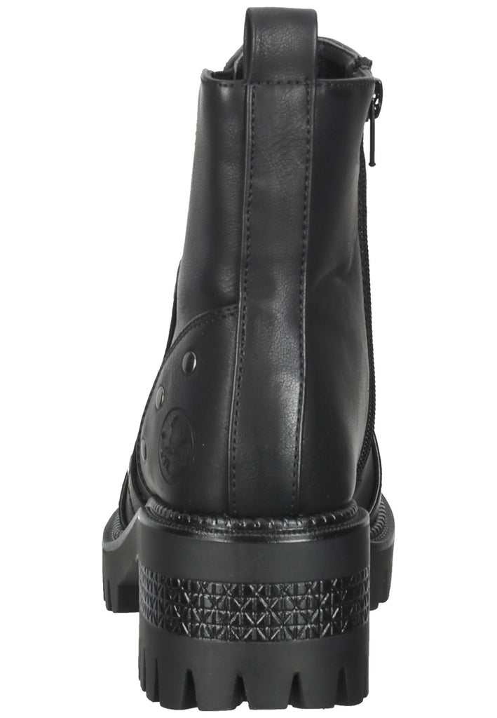 Rieker Stiefelette Lederimitat Schwarz