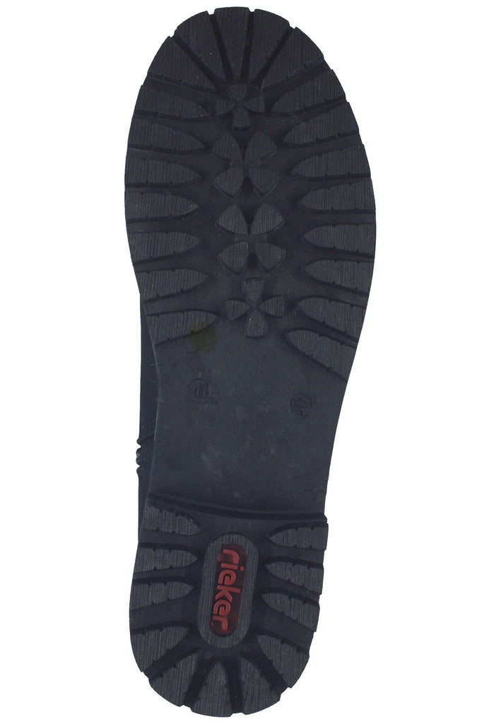 Rieker Stiefelette Lederimitat Schwarz