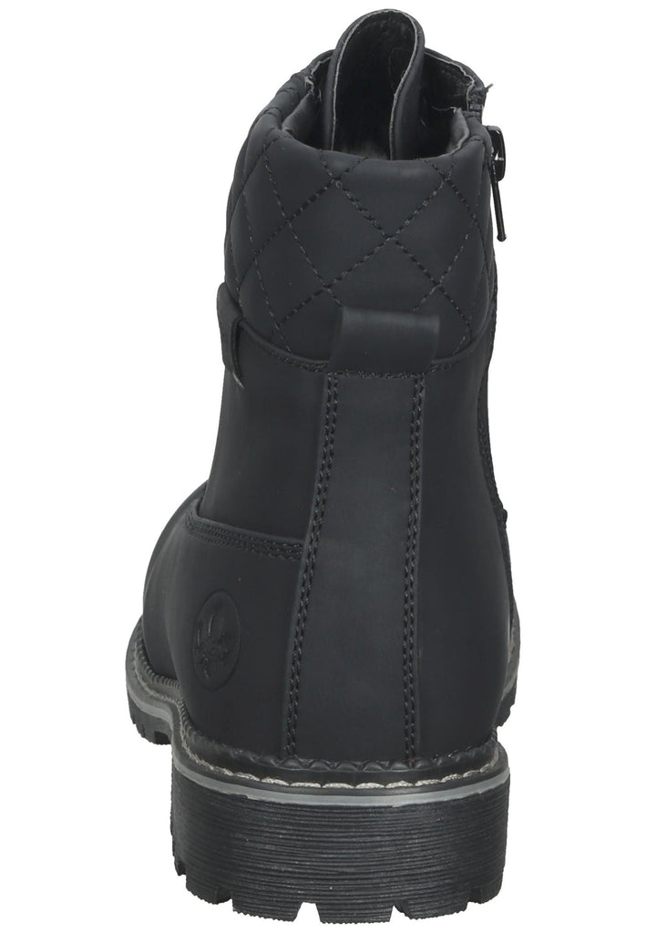 Rieker Stiefelette Lederimitat Schwarz