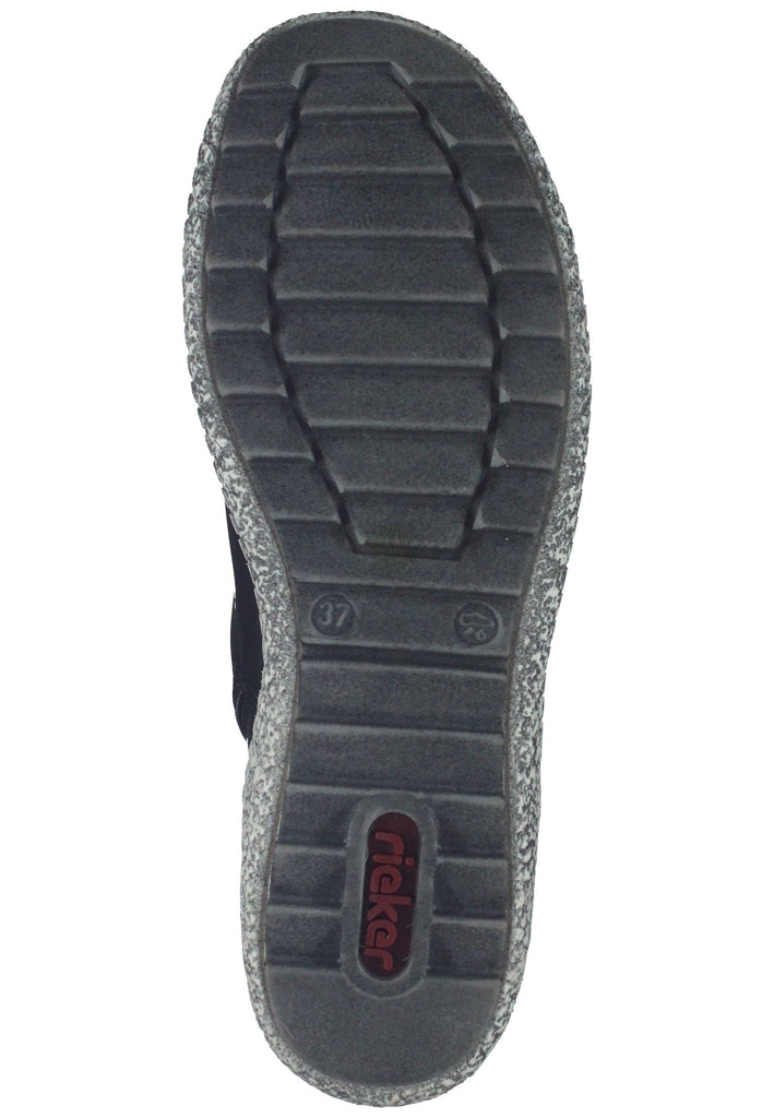 Rieker Stiefelette Lederimitat Schwarz