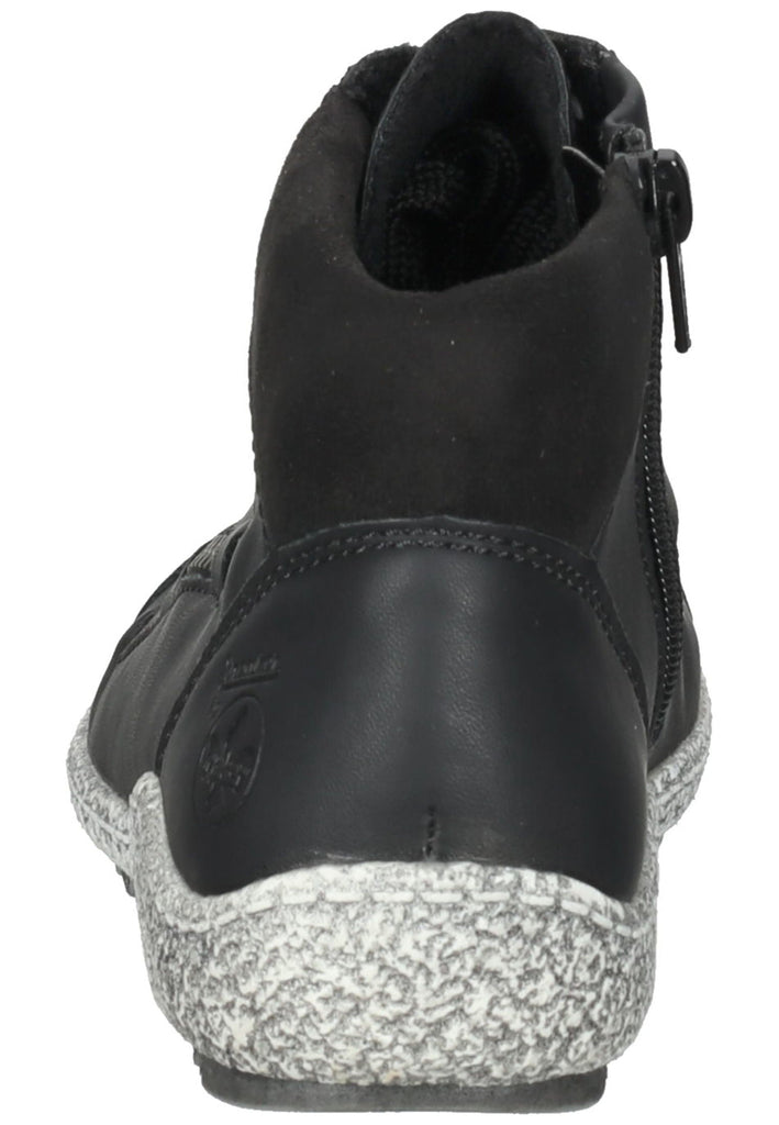 Rieker Stiefelette Lederimitat Schwarz