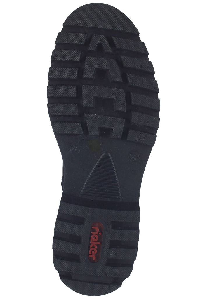 Rieker Stiefelette Lederimitat Schwarz