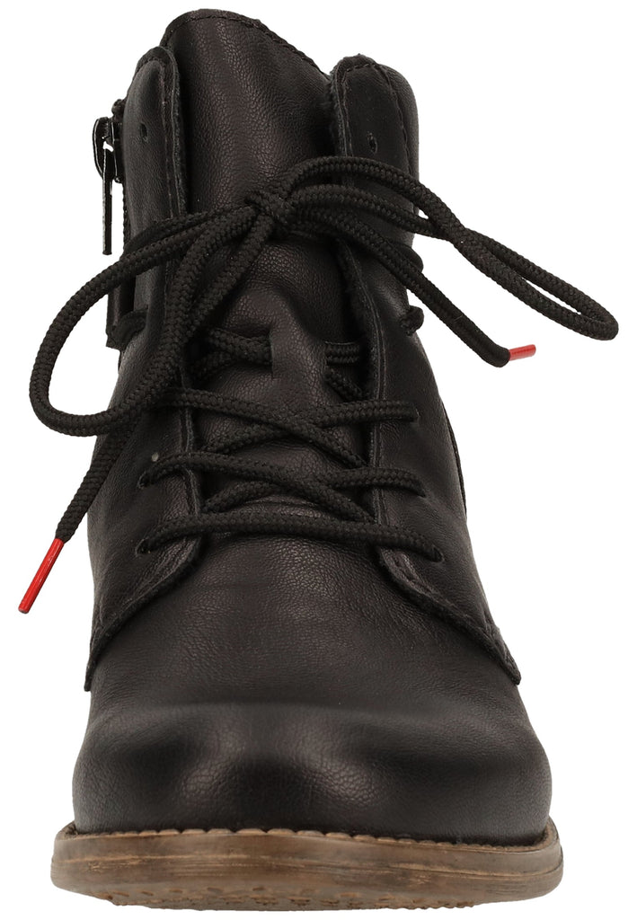 Rieker Stiefelette Lederimitat Schwarz