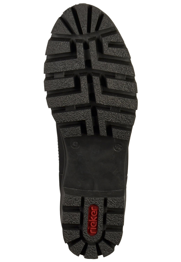 Rieker Stiefelette Lederimitat Schwarz