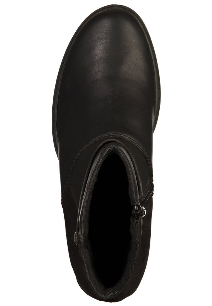 Rieker Stiefelette Lederimitat Schwarz