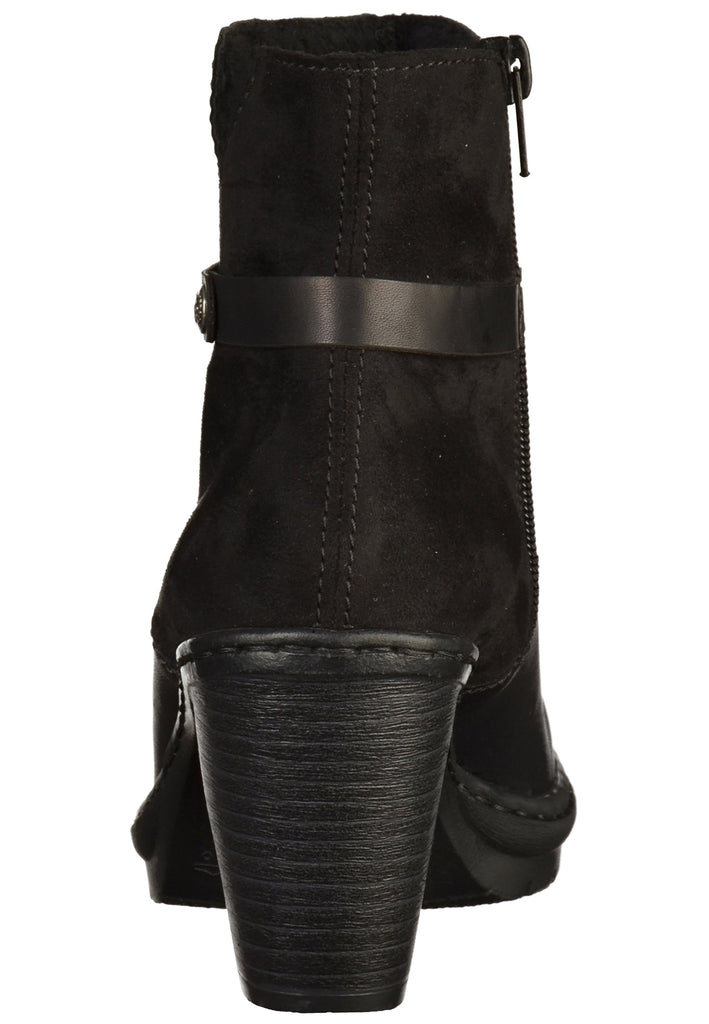 Rieker Stiefelette Lederimitat Schwarz