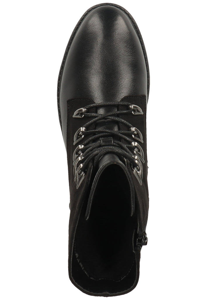 Rieker Stiefelette Lederimitat Schwarz Warmfutter