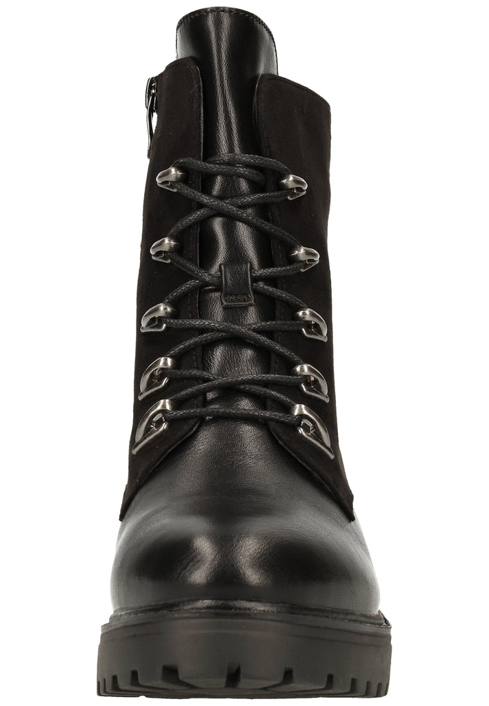 Rieker Stiefelette Lederimitat Schwarz Warmfutter