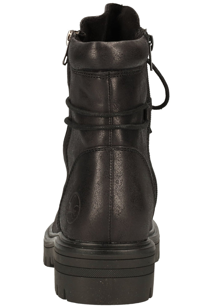 Rieker Stiefelette Lederimitat Schwarz Warmfutter