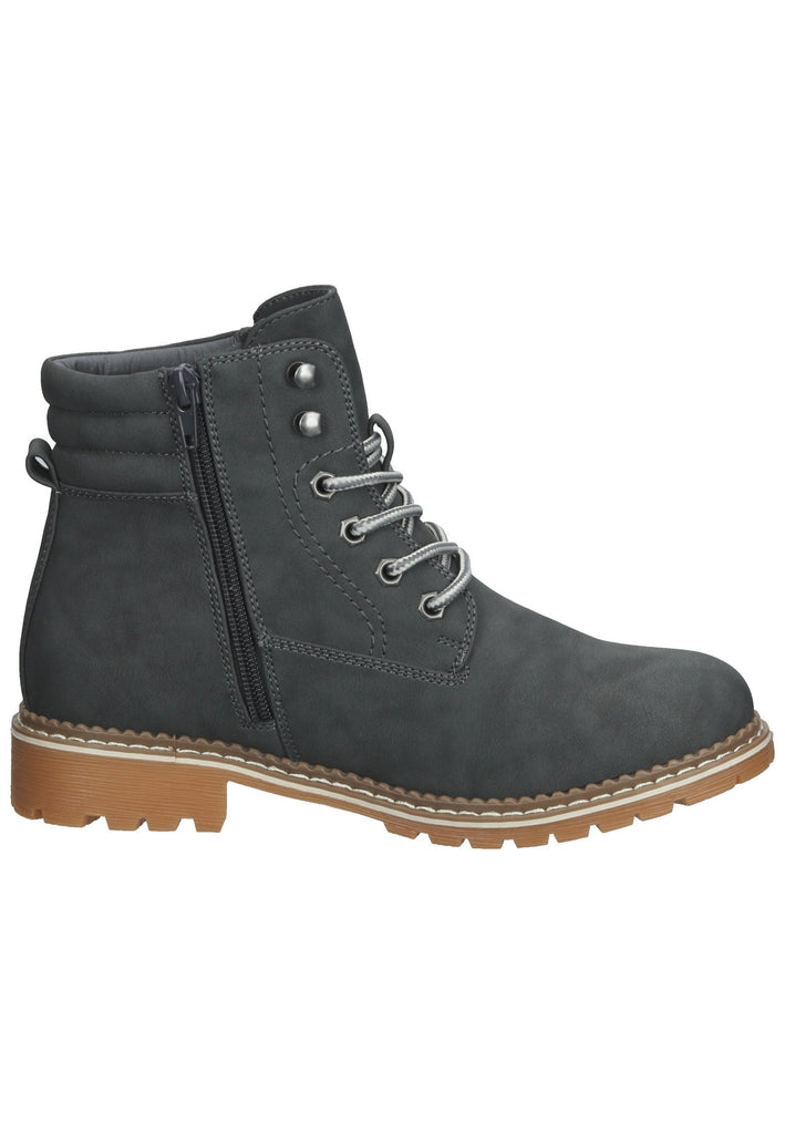 Rieker Stiefelette Lederimitat Smoke Warmfutter