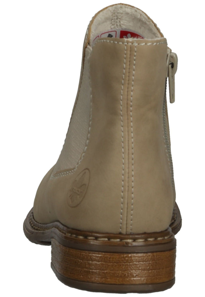 Rieker Stiefelette Lederimitat/Textil Beige