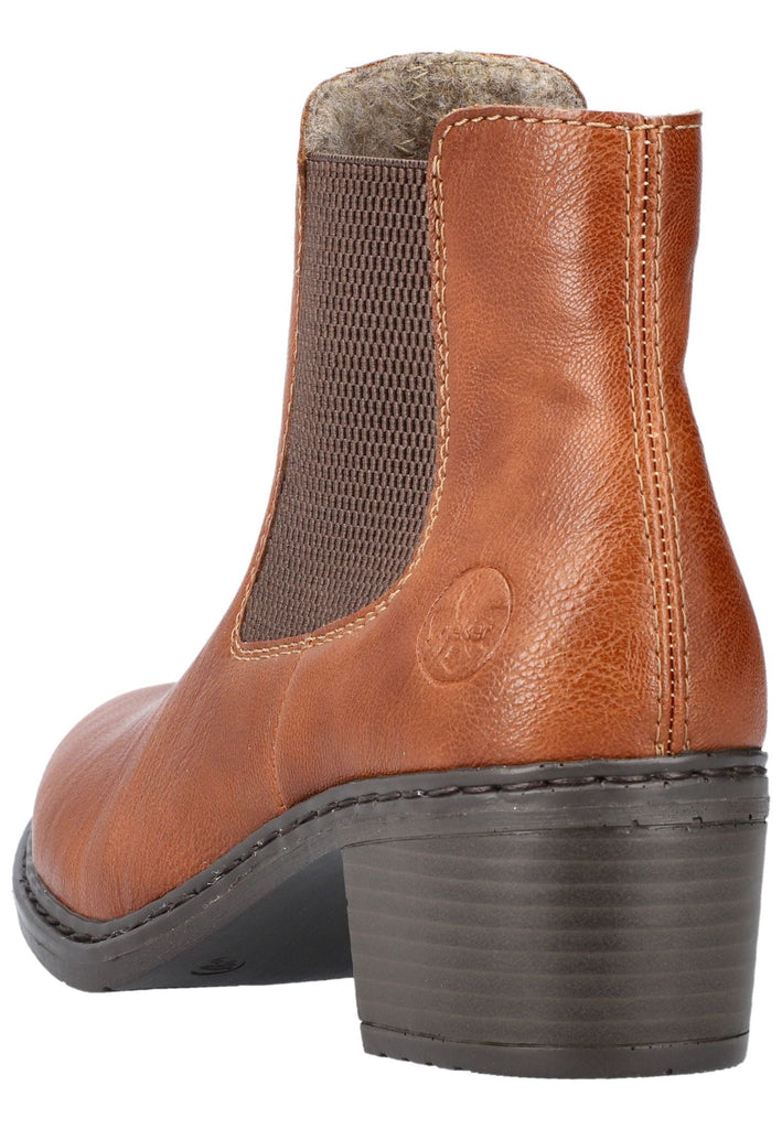 Rieker Stiefelette Lederimitat/Textil Cuoio