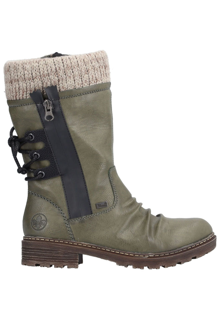Rieker Stiefelette Lederimitat/Textil Forest