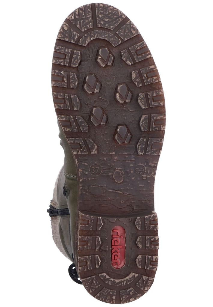 Rieker Stiefelette Lederimitat/Textil Forest