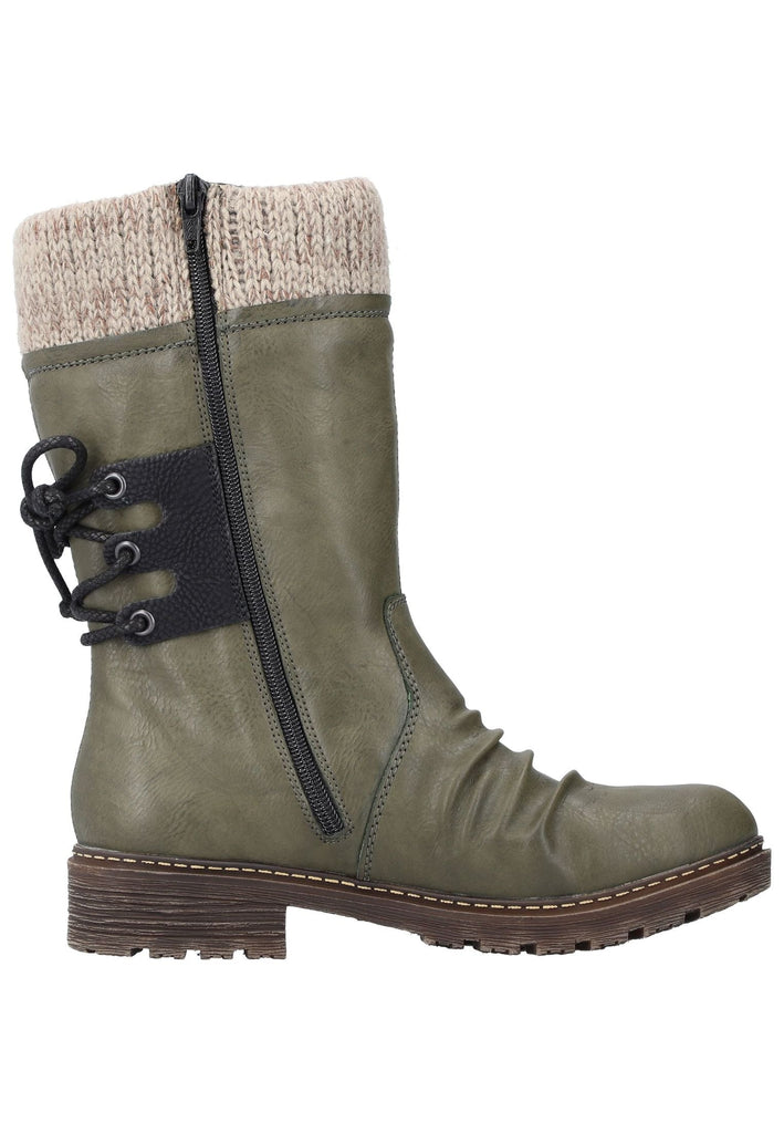 Rieker Stiefelette Lederimitat/Textil Forest