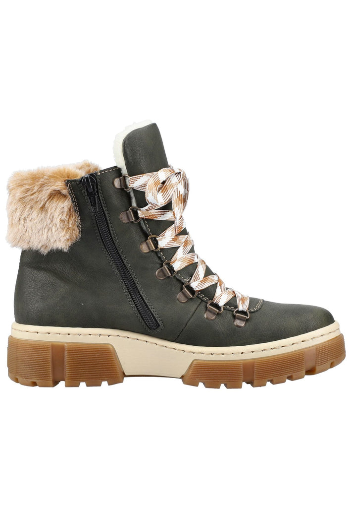 Rieker Stiefelette Lederimitat/Textil Forest Warmfutter