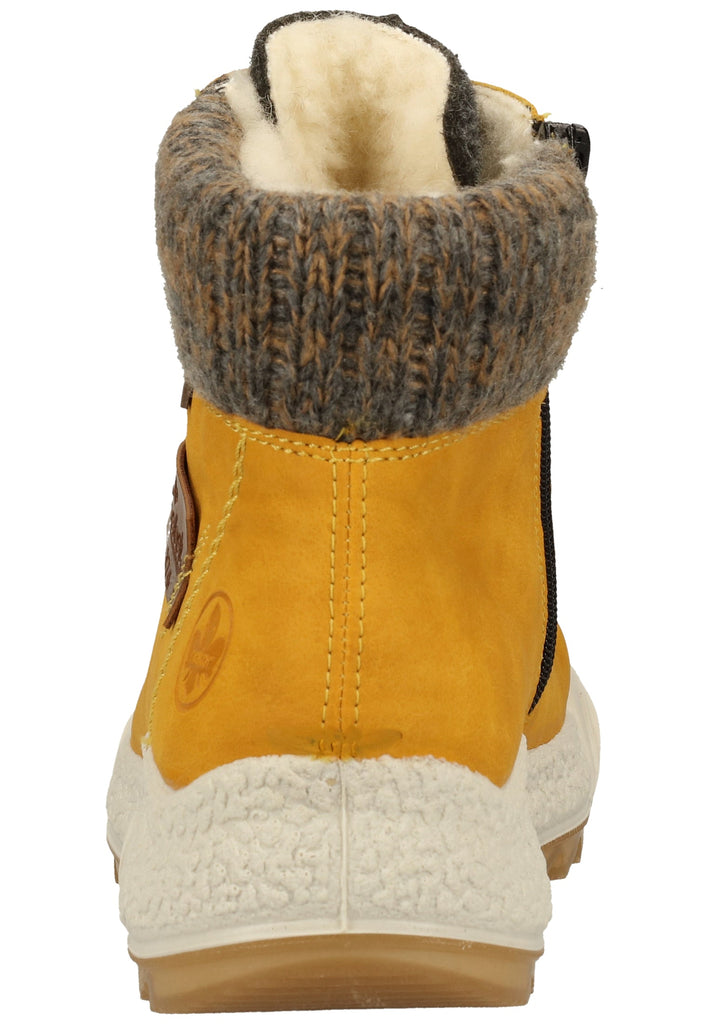 Rieker Stiefelette Lederimitat/Textil Honey Warmfutter
