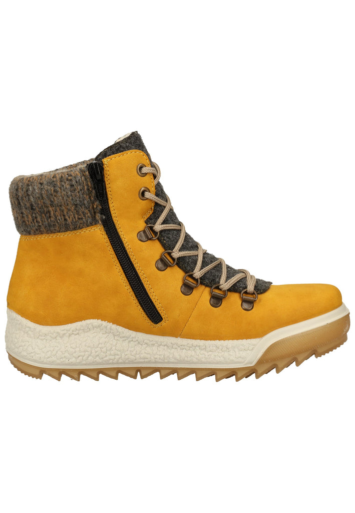 Rieker Stiefelette Lederimitat/Textil Honey Warmfutter