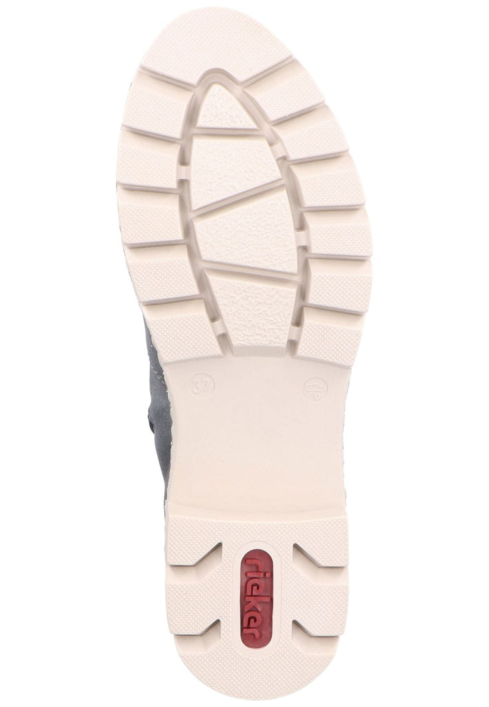 Rieker Stiefelette Lederimitat/Textil Jeans