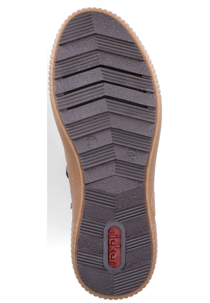 Rieker Stiefelette Lederimitat/Textil Jeans