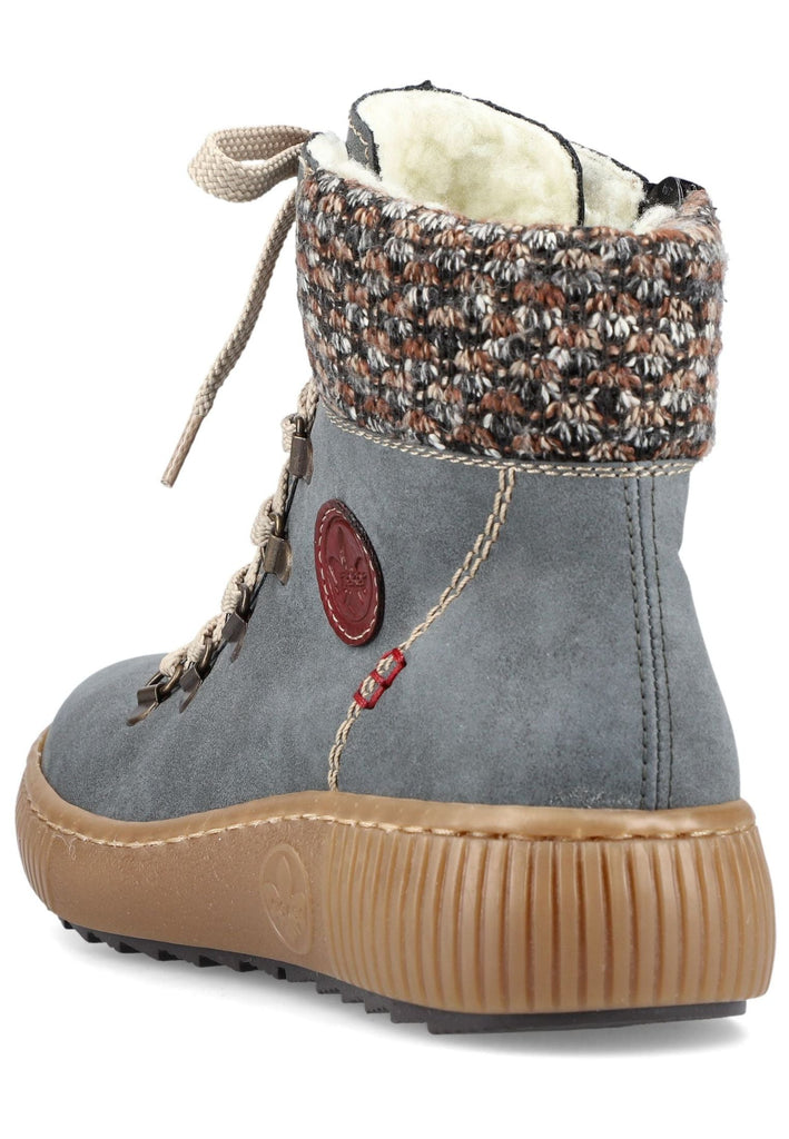 Rieker Stiefelette Lederimitat/Textil Jeans