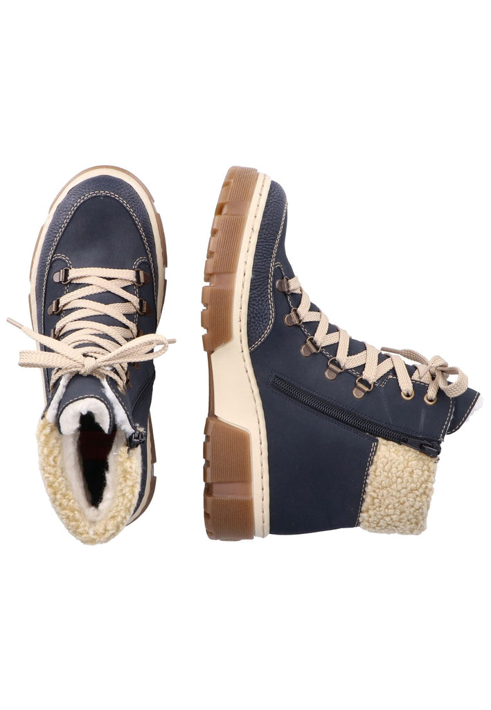 Rieker Stiefelette Lederimitat/Textil Pazifik