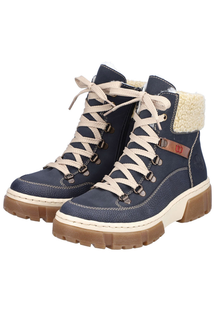 Rieker Stiefelette Lederimitat/Textil Pazifik