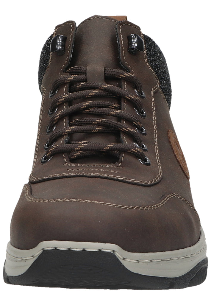 Rieker Stiefelette Lederimitat/Textil Schoko Warmfutter