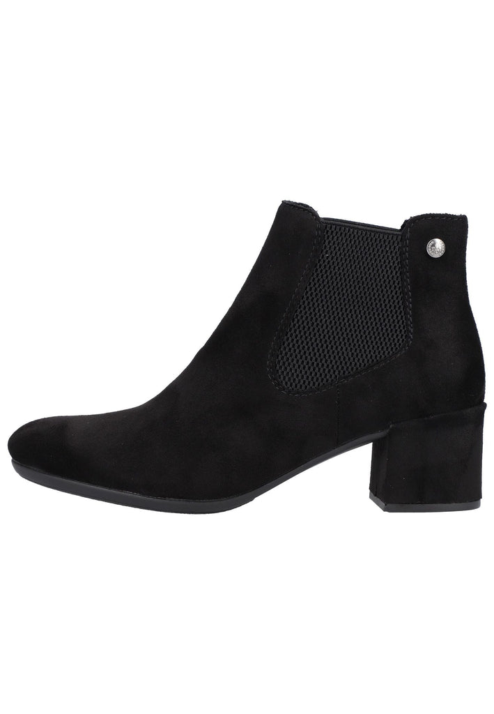 Rieker Stiefelette Lederimitat/Textil Schwarz