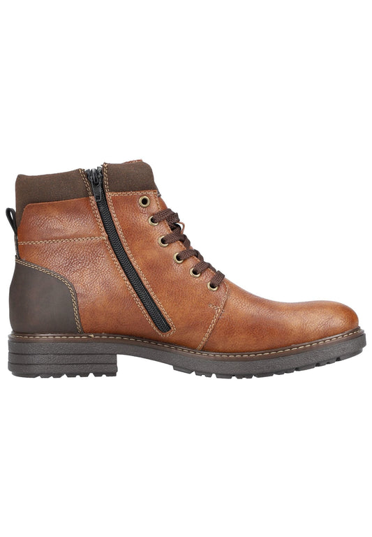 Rieker Stiefelette Lederimitat toffee