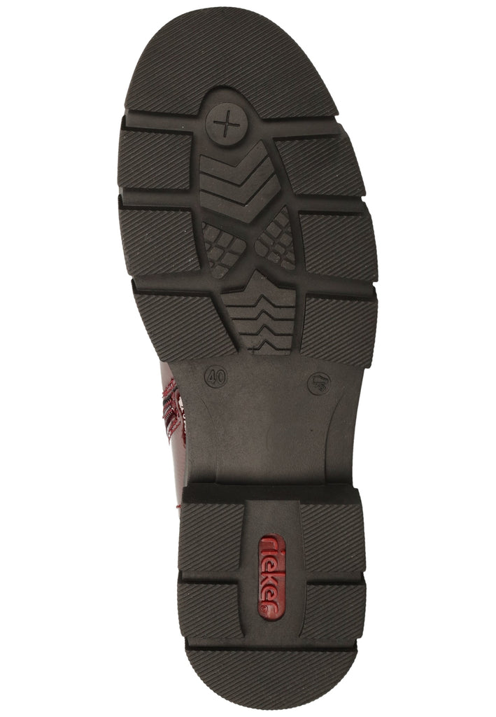 Rieker Stiefelette Lederimitat Vino Warmfutter