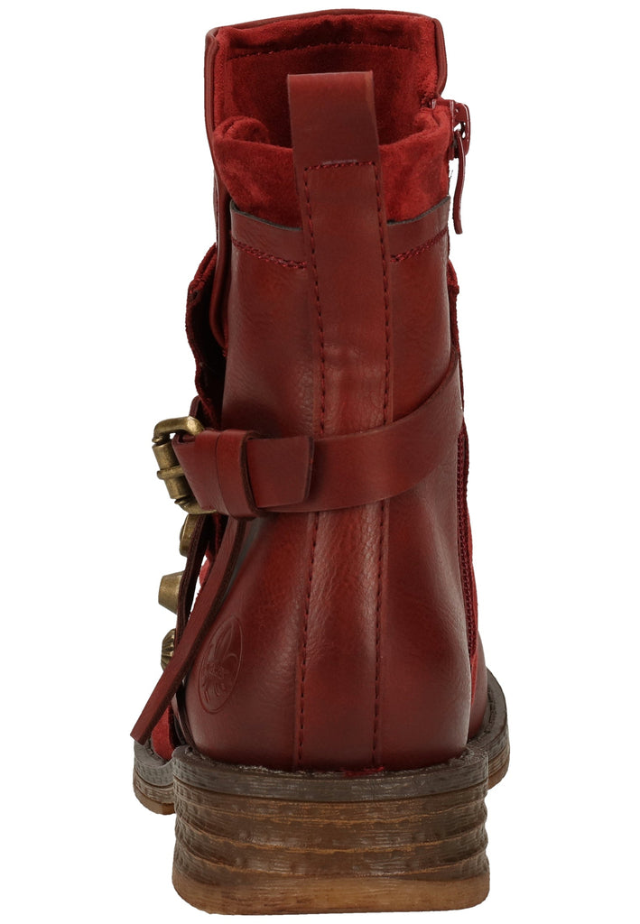 Rieker Stiefelette Lederimitat Wine