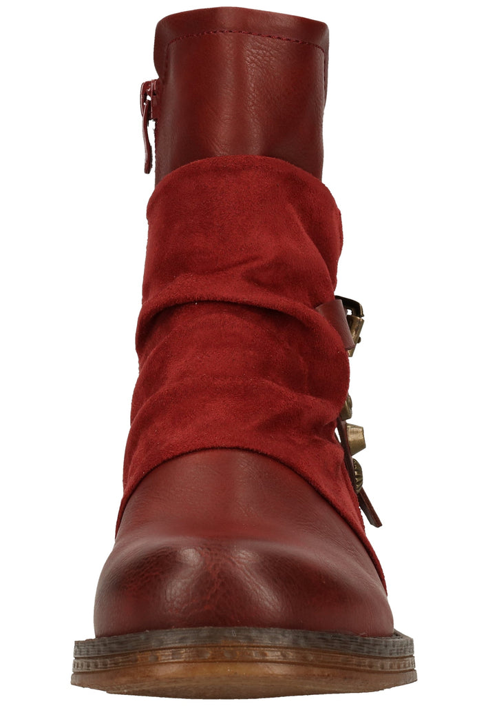 Rieker Stiefelette Lederimitat Wine