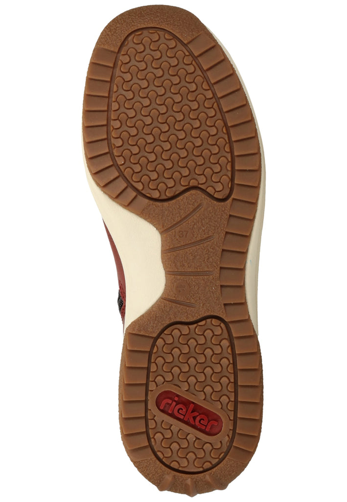 Rieker Stiefelette Lederimitat Wine