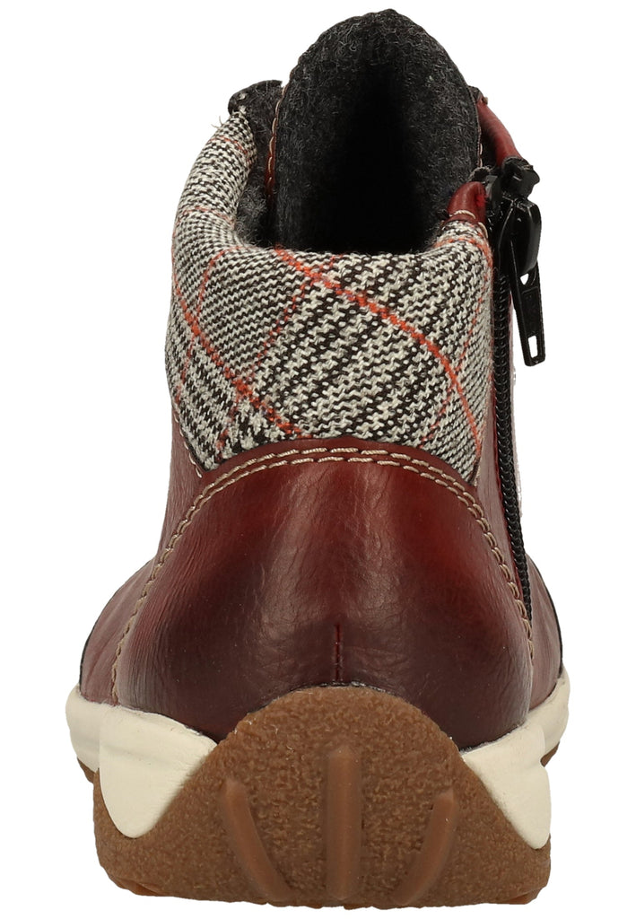 Rieker Stiefelette Lederimitat Wine