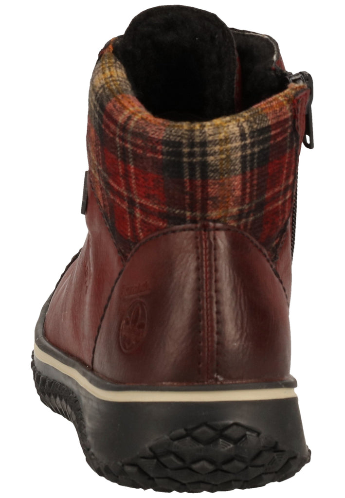 Rieker Stiefelette Lederimitat Wine Warmfutter