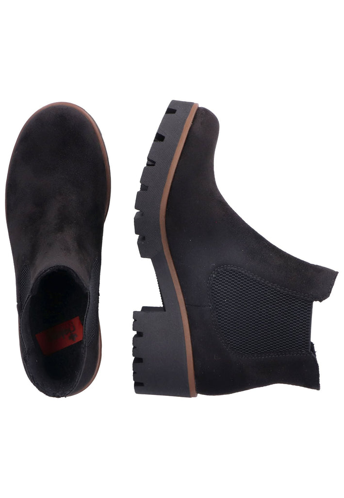 Rieker Stiefelette Textil Schwarz Warmfutter