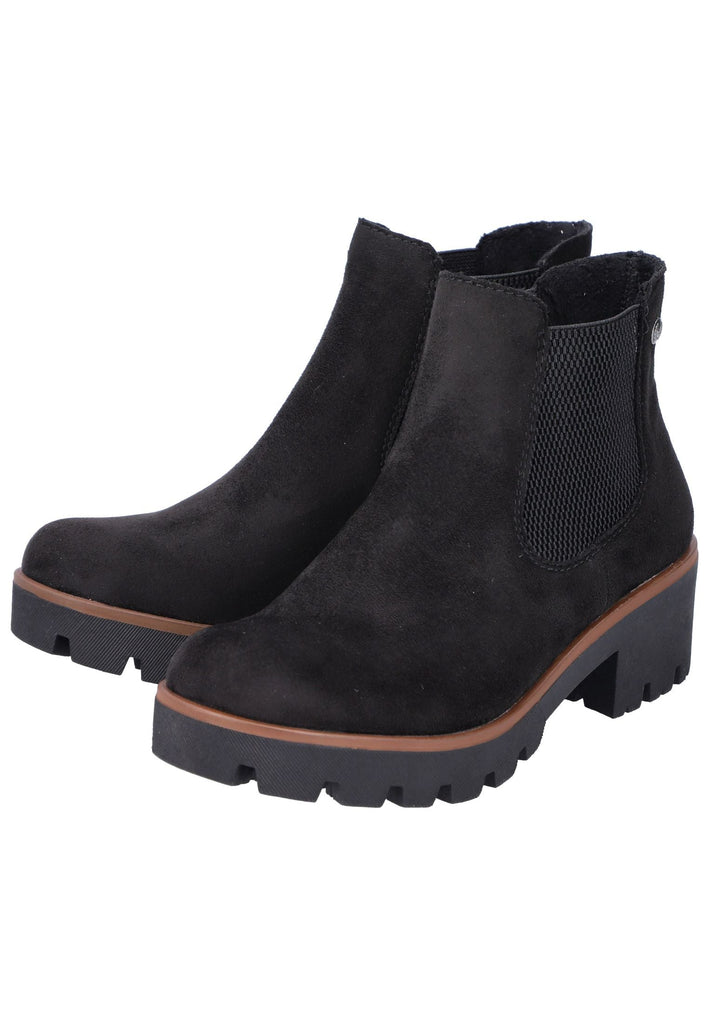 Rieker Stiefelette Textil Schwarz Warmfutter