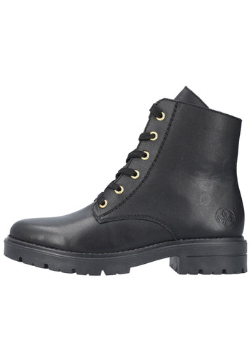 Stiefeletten Rieker Stiefelette Leder Schwarz