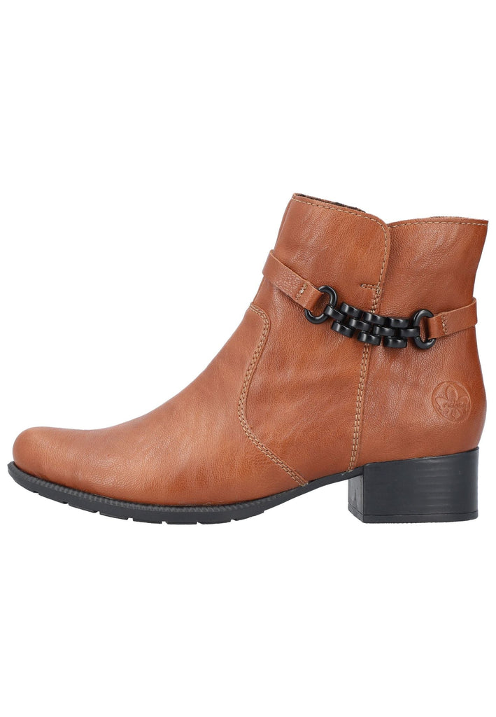 Stiefeletten Rieker Stiefelette Lederimitat Cuoio