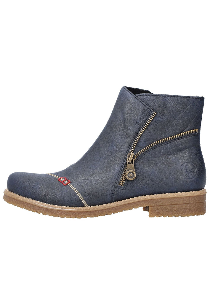 Stiefeletten Rieker Stiefelette Lederimitat Ozean